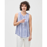 GAP Pintuck Top Kék