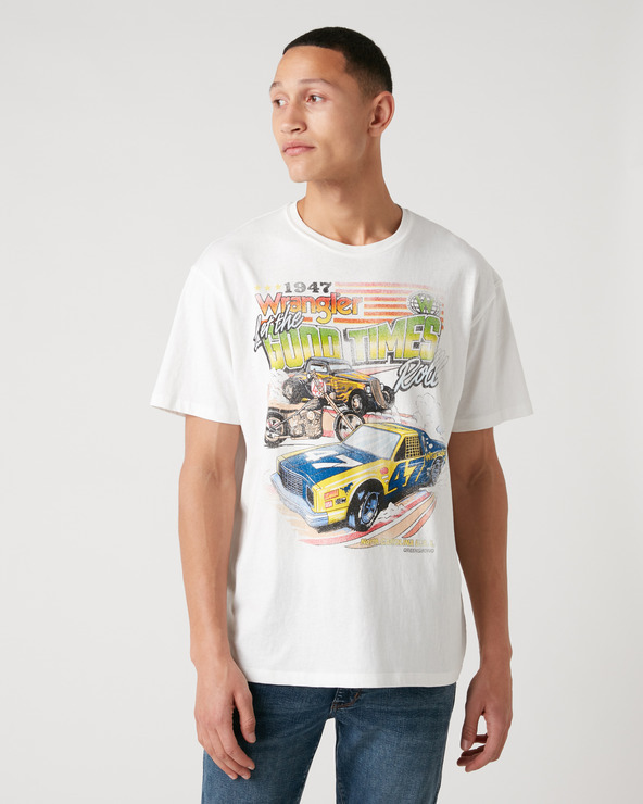 Wrangler Car Póló Fehér fotója