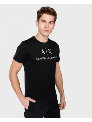 Armani Exchange Póló Fekete << lejárt 716485
