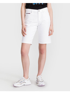 Tommy Jeans Mr Denim Bermuda Rövidnadrág Fehér