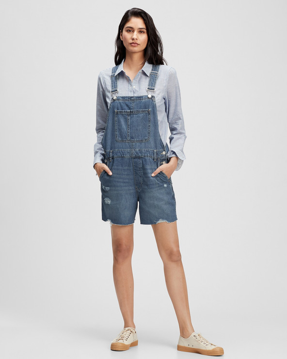 GAP Distressed Kantáros rövidnadrág Kék << lejárt 2905809 40 << lejárt 7798850 27 fotója