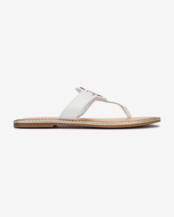 Tommy Hilfiger Essential Leather Strandpapucs Fehér fotója