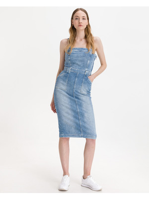 Guess Bodycon Ruha Kék