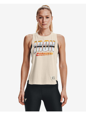 Under Armour Project Rock Iron Trikó Bézs