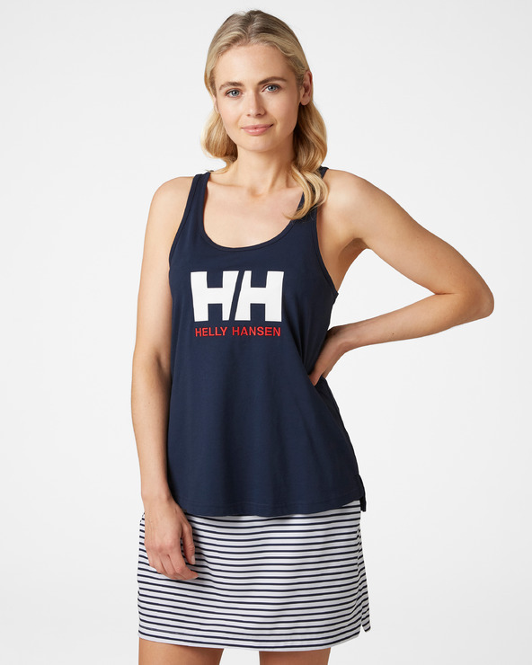 Helly Hansen Logo Singlet Trikó Kék fotója