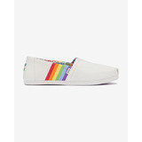 TOMS Unity Rainbow Slip On Fehér