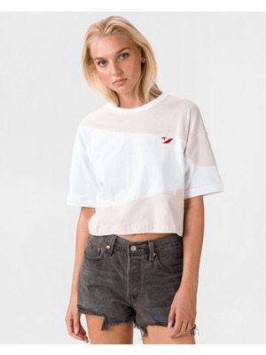 Converse Rivarly Crop top Fehér Bézs