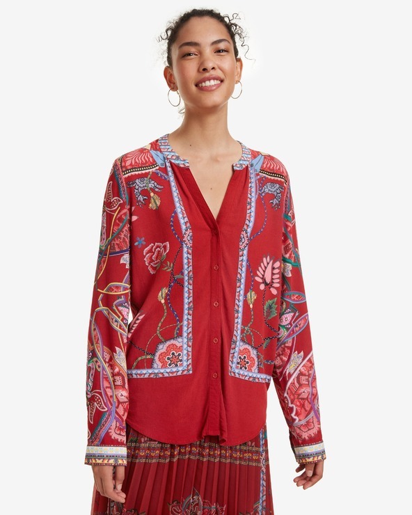 Desigual Silvina Blúz Piros fotója