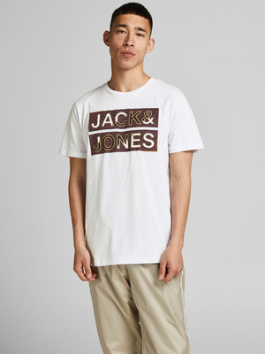 Jack & Jones Space Logo Póló Fehér