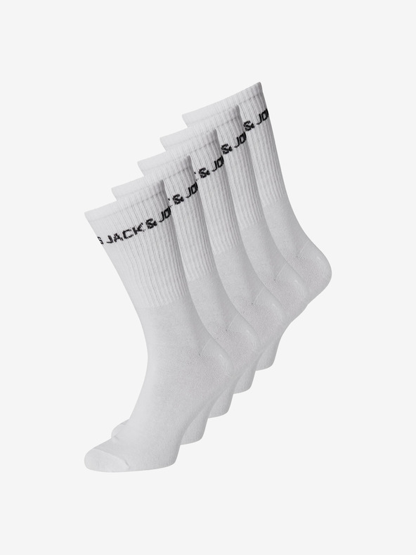 Jack & Jones Basic Logo Tennis Zokni 5 pár Fehér << lejárt 4090856 37 << lejárt 3540008 86 fotója