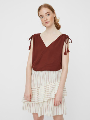 Vero Moda Penelope Blúz Barna
