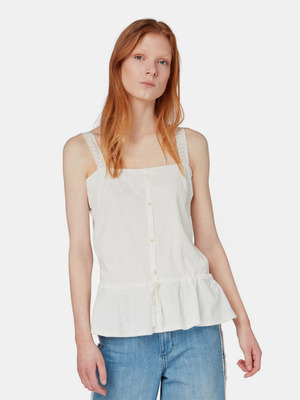 Tom Tailor Denim Blúz Fehér