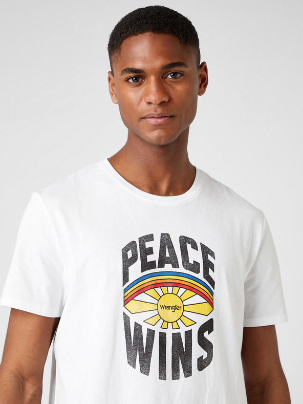 Wrangler Positive Vibe Póló Fehér fotója