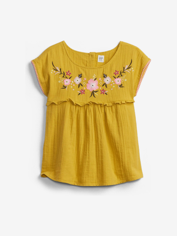 GAP EMB Woven Gyerek top Sárga << lejárt 268336 7 fotója
