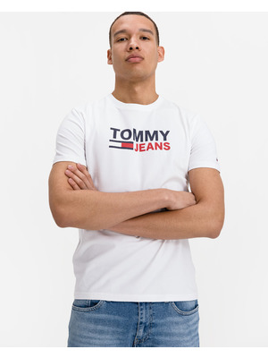 Tommy Jeans Stretch Póló Fehér