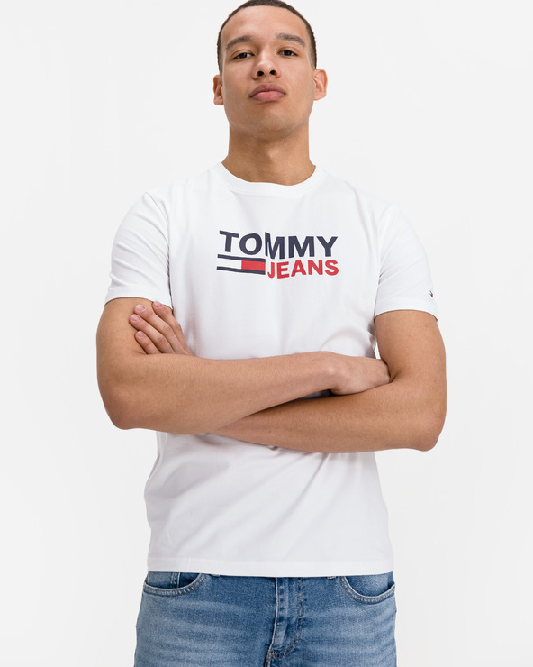 Tommy Jeans Stretch Póló Fehér fotója