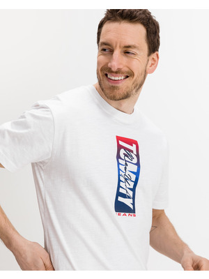 Tommy Jeans Vertical Logo Póló Fehér