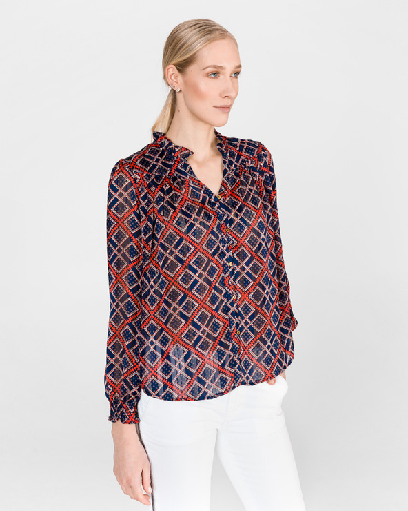 Scotch & Soda Blúz Kék Piros << lejárt 888609 28 << lejárt 2739580 55 fotója