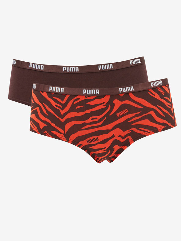 Puma Printed AOP Hipster 2 db-os Bugyi szett Piros << lejárt 5880178 8 fotója