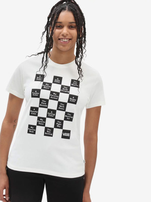 Vans Checkerboard 21 Póló Fehér
