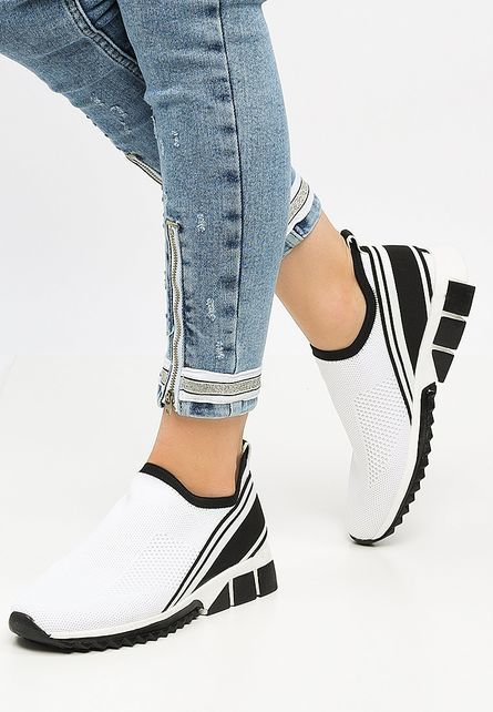 Dreamly fehér slip-on tornacipő fotója