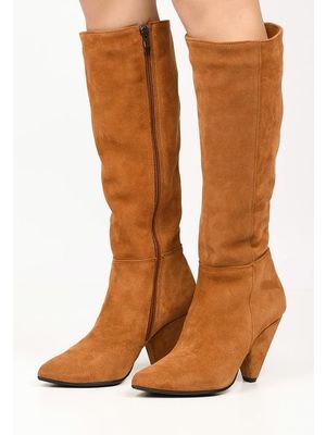 Luena camel női bőrcsizma