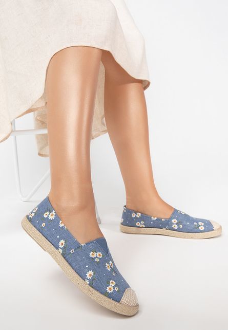 Agueda kék női espadrilles fotója