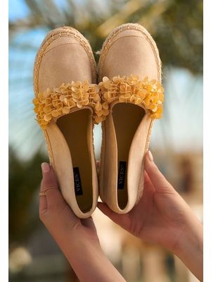 Rio leon bézs női espadrilles