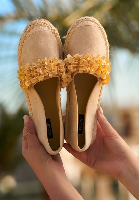 Rio leon bézs női espadrilles fotója