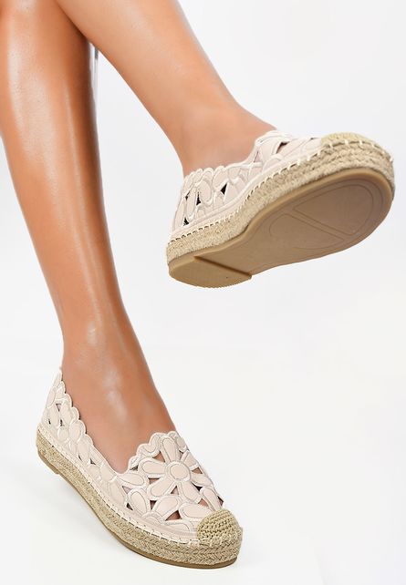 Bisty bézs női espadrilles fotója