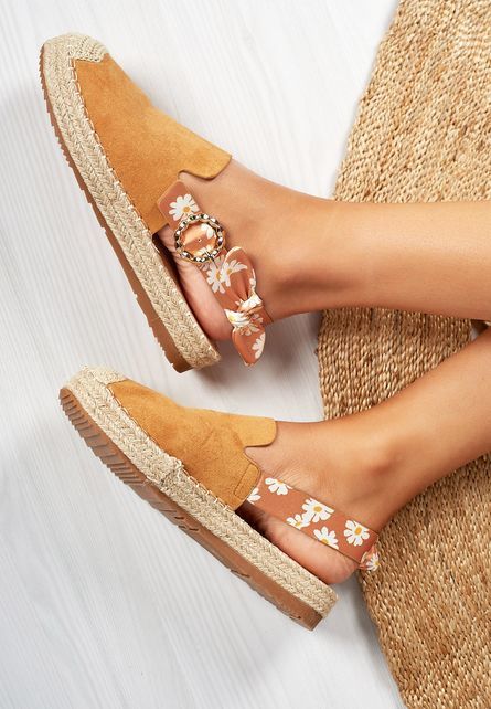 Pamira camel női espadrilles fotója