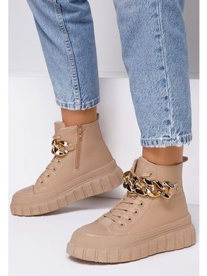 Serna kaki high-top sneakers