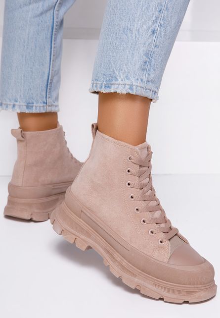 Evantis kaki high-top sneakers fotója