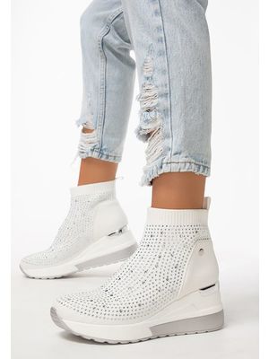 Solene fehér high-top sneakers