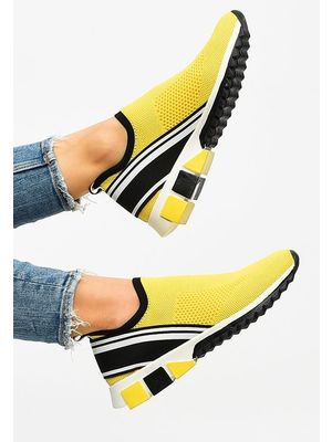 Dreamly sárga slip-on tornacipő