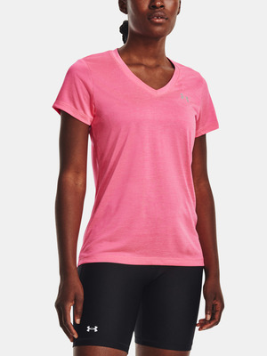 Under Armour Tech SSV - Twist Póló Rózsaszín