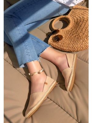 Specialty bézs női espadrilles