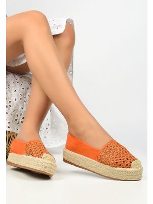 Solarino narancssárga női espadrilles