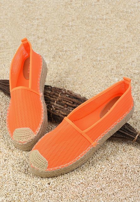 Salema narancssárga női espadrilles fotója