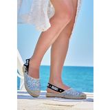 Misona ezüst női espadrilles