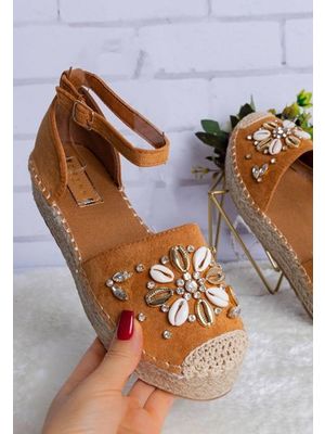 Shannon camel női espadrilles