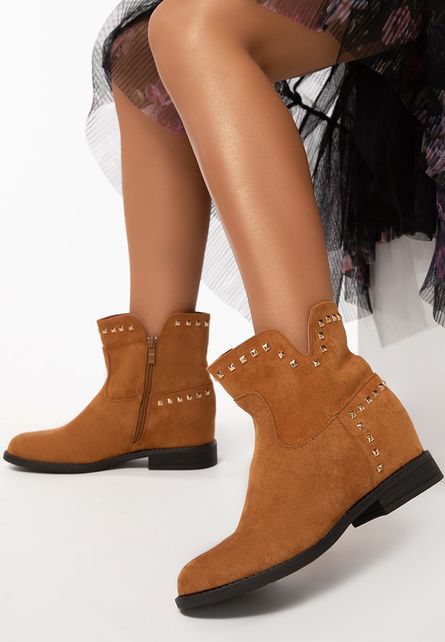 Roberta camel női platform bokacsizma fotója