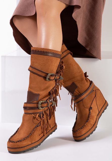 Reliana camel platform csizma fotója