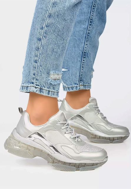 Gorin ezüst női sneakers fotója