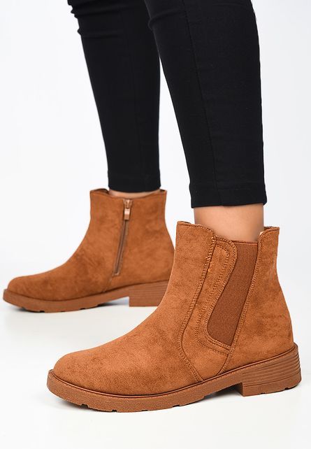 Mirona camel női bokacipők fotója