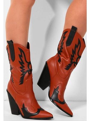 Ilirona camel cowboy csizma