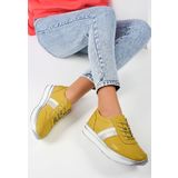 Carina sárga casual női cipők