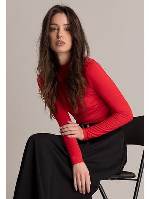 Callia piros blúz