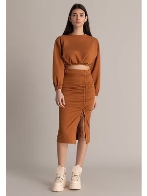 Lizzy camel szoknya