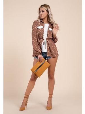 Nicollette camel blúz